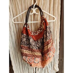 NOATD Bohemian Style Embellished Shoulder Hobo Bag